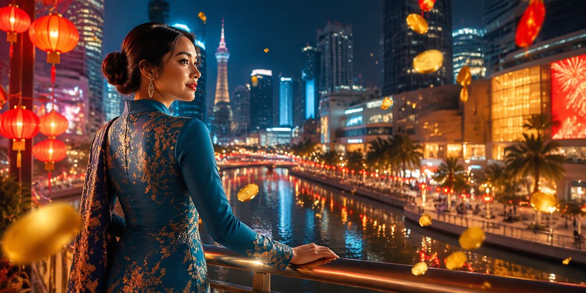 Pemain wanita Malaysia menikmati kasino langsung di platform p4x